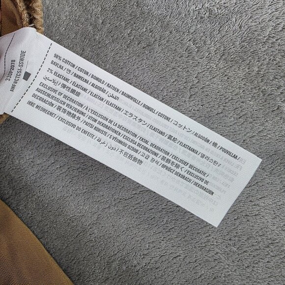 Mens Hollister Khaki Skinny Jogger Pants Advanced Stretch Cotton Size L - Picture 5 of 12